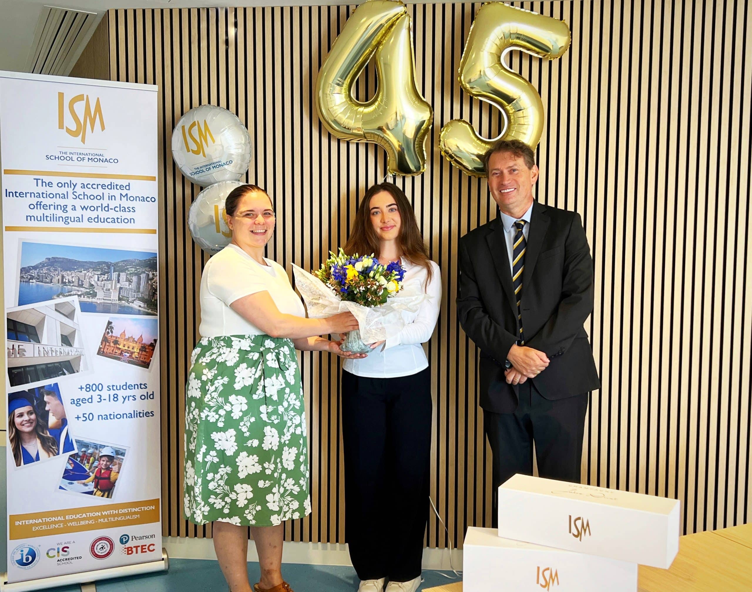 ISM student, Helena Venturi achieves a perfect IB Diploma Programme points score of 45 points! Image