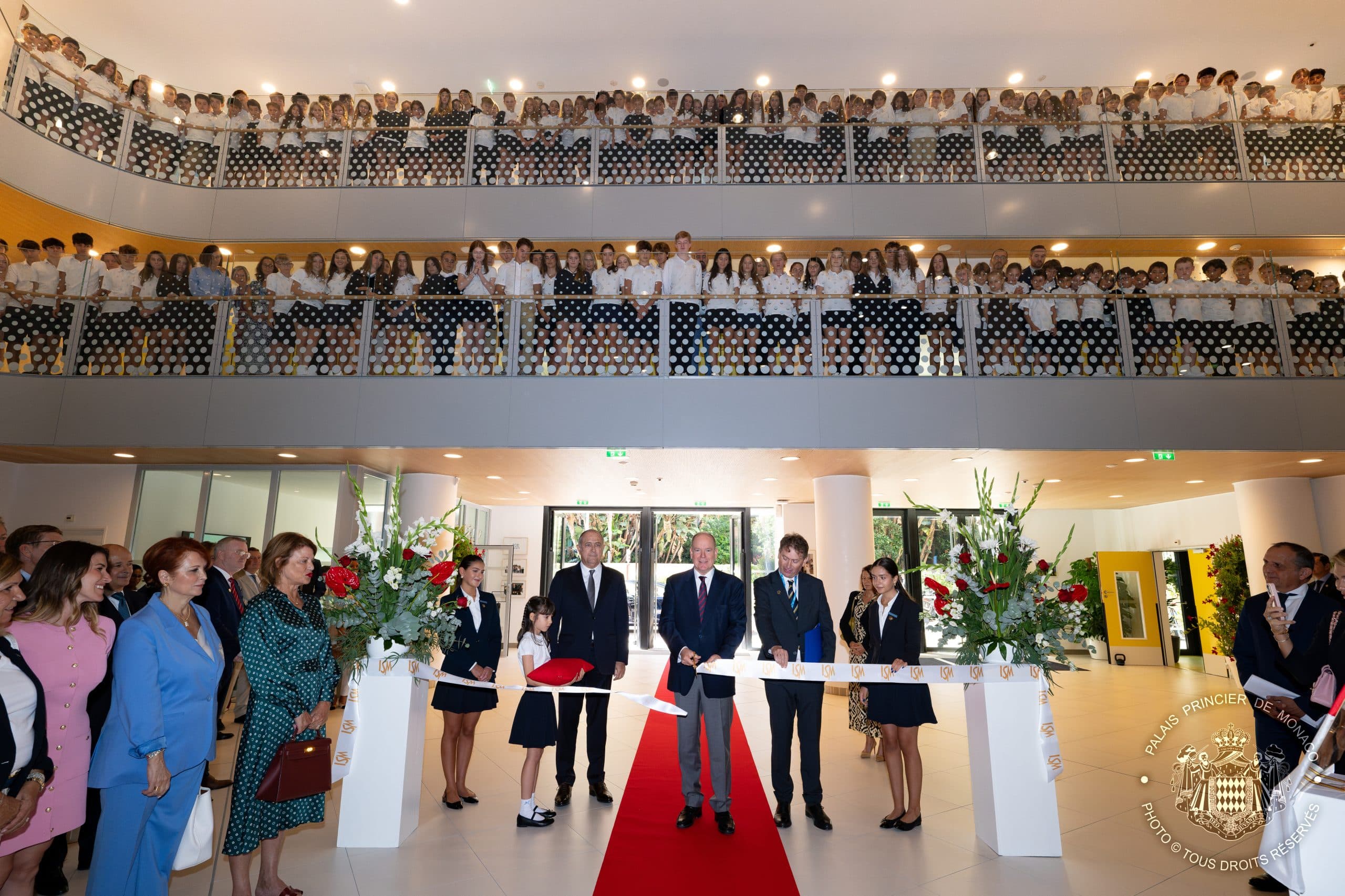 His Serene Highness Prince Albert II of Monaco inaugurates the new International School of Monaco Image