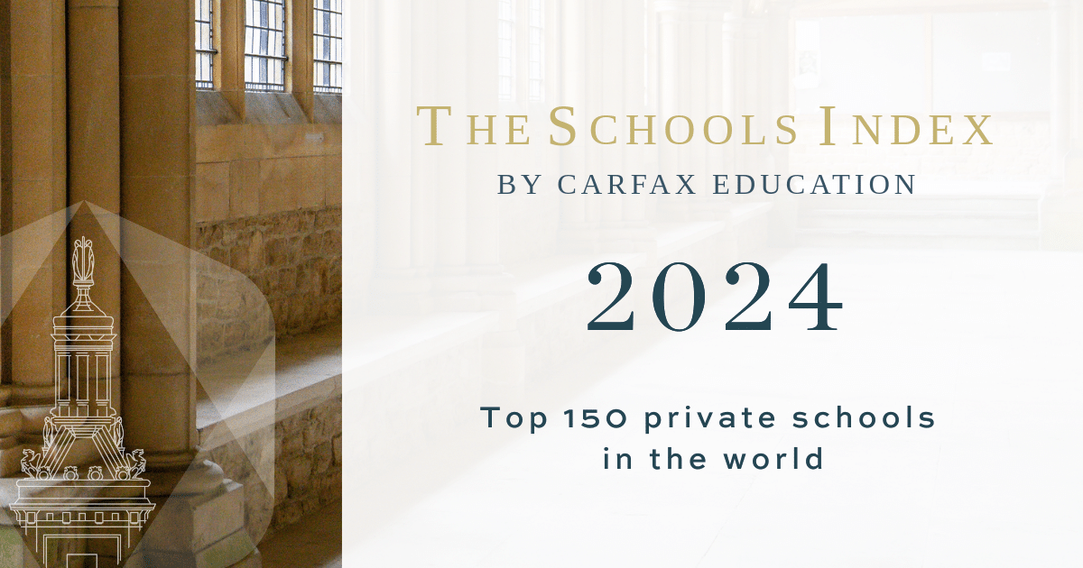 ISM named as top private school worldwide in Carfax Education's 2024 Schools Index Image